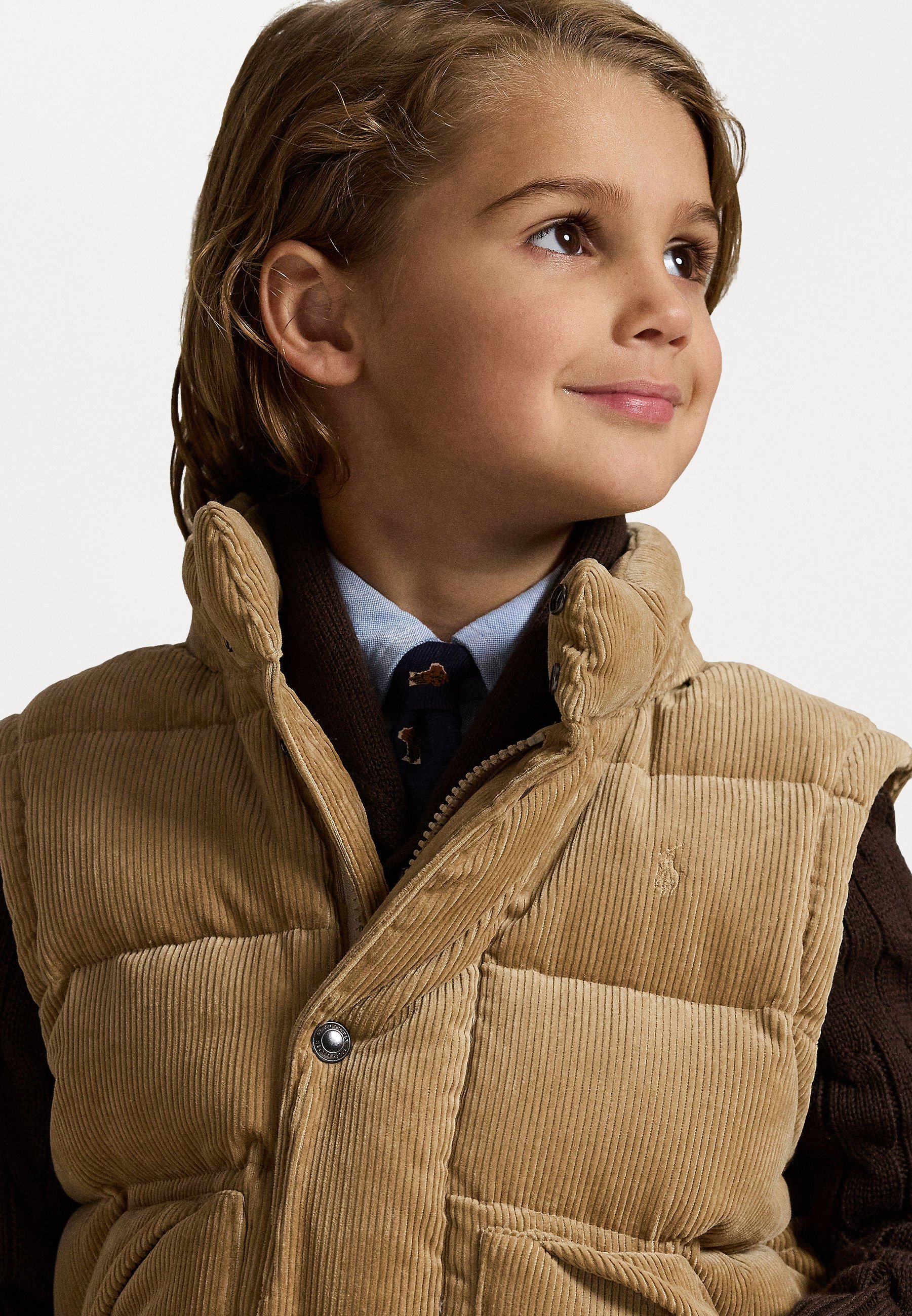 Polo Ralph Lauren CONVERTIBLE CORDUROY DOWN JACKET - Down jacket