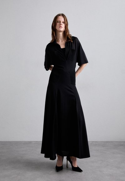 Victoria Beckham PANELLED DRESS SET - Vestito lungo - black