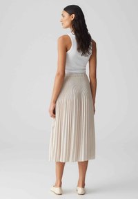 OPUS MIDI RIBANE FRENCH - A-lijn rok - natural glaze