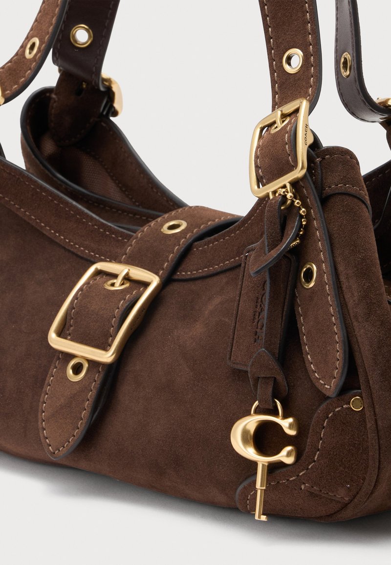 COACH DRIFTER SHOULDER BAG - Handbag - dark brown/brown - Zalando