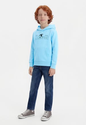 Champion GRAPHIC HOODIE - Hoodie - blue