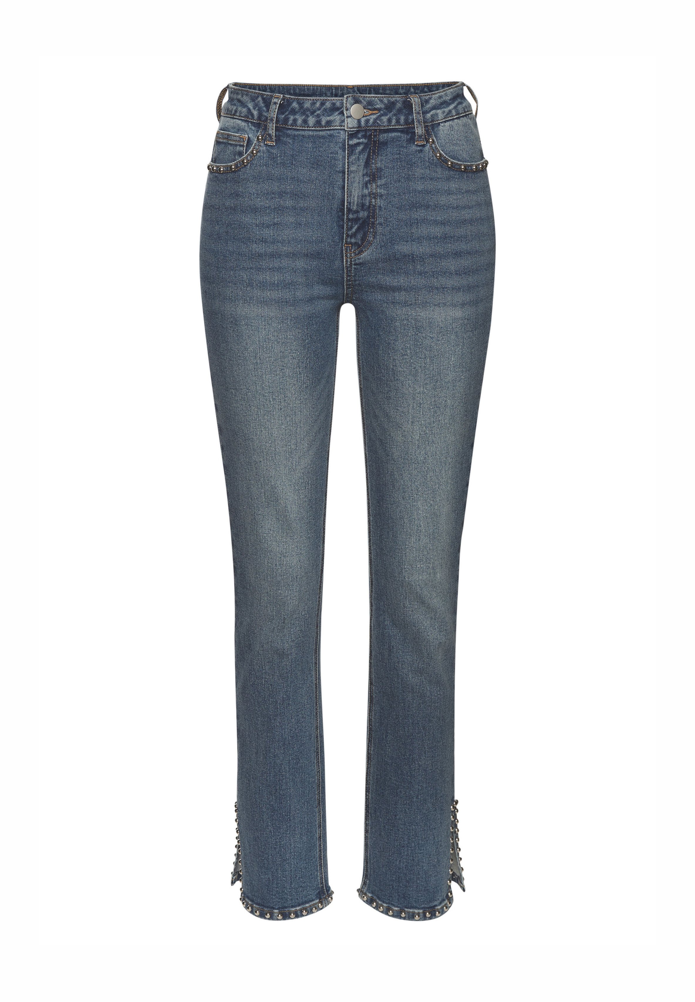 Buffalo POCKET - Bootcut jeans - blue washed/blue - Zalando