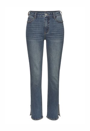 POCKET - Jeans Bootcut - blue washed