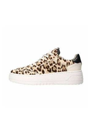 SNEAKER MIT LEOPRINT - Sneakers laag - beige