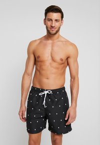 Urban Classics - EMBROIDERY SWIM - Short de bain - black Image miniature 1