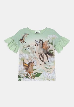 Camiseta estampada - light green