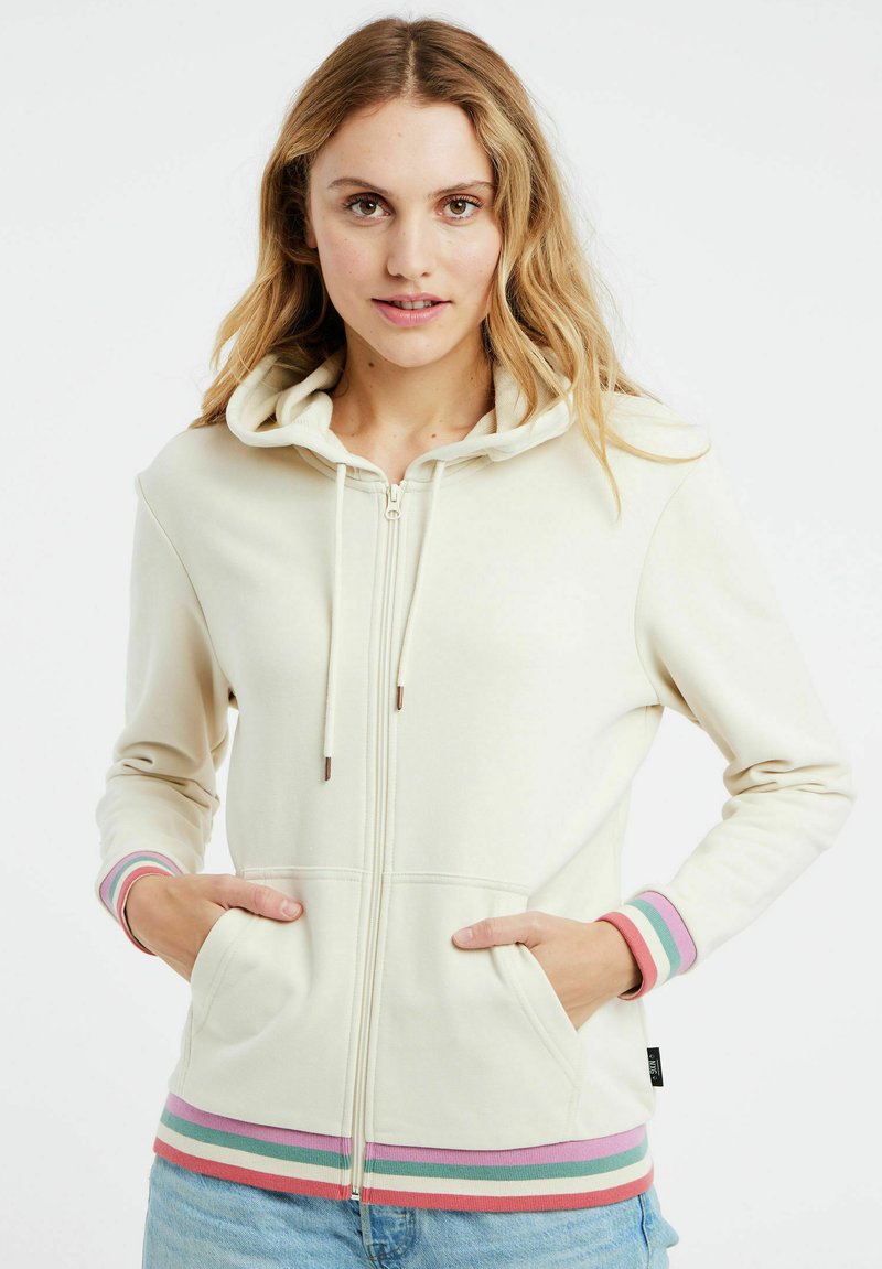 NXG by Protest NXGJUNOH - Sweater met rits - kitoffwhite