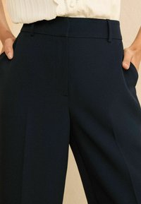 Love & Roses HIGH WAIST WIDE LEG TAILORED  - Kelnės - navy blue