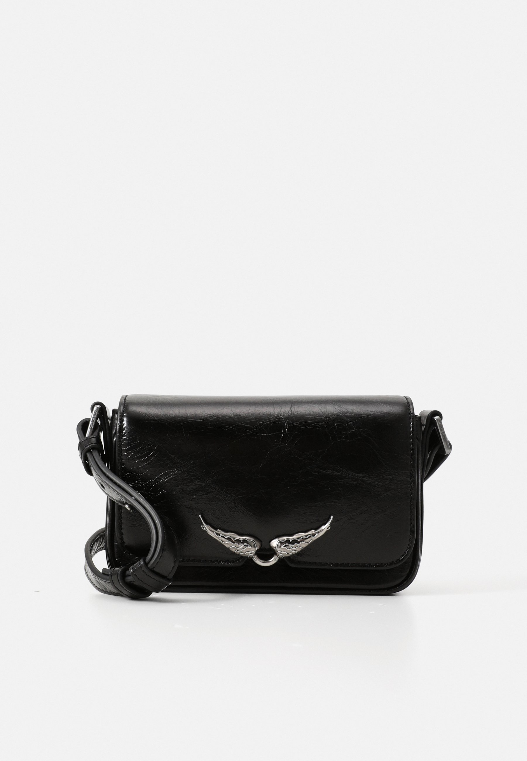 Zadig & Voltaire LE ZAZI VINTAGE PATENT - Cross body bag - black