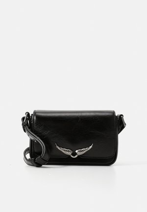 Zadig & Voltaire LE ZAZI VINTAGE PATENT - Umhängetasche - black