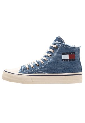 Höga sneakers - blue denim