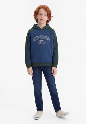 Quiksilver, TEACHER HOOD - Hoodie - blue