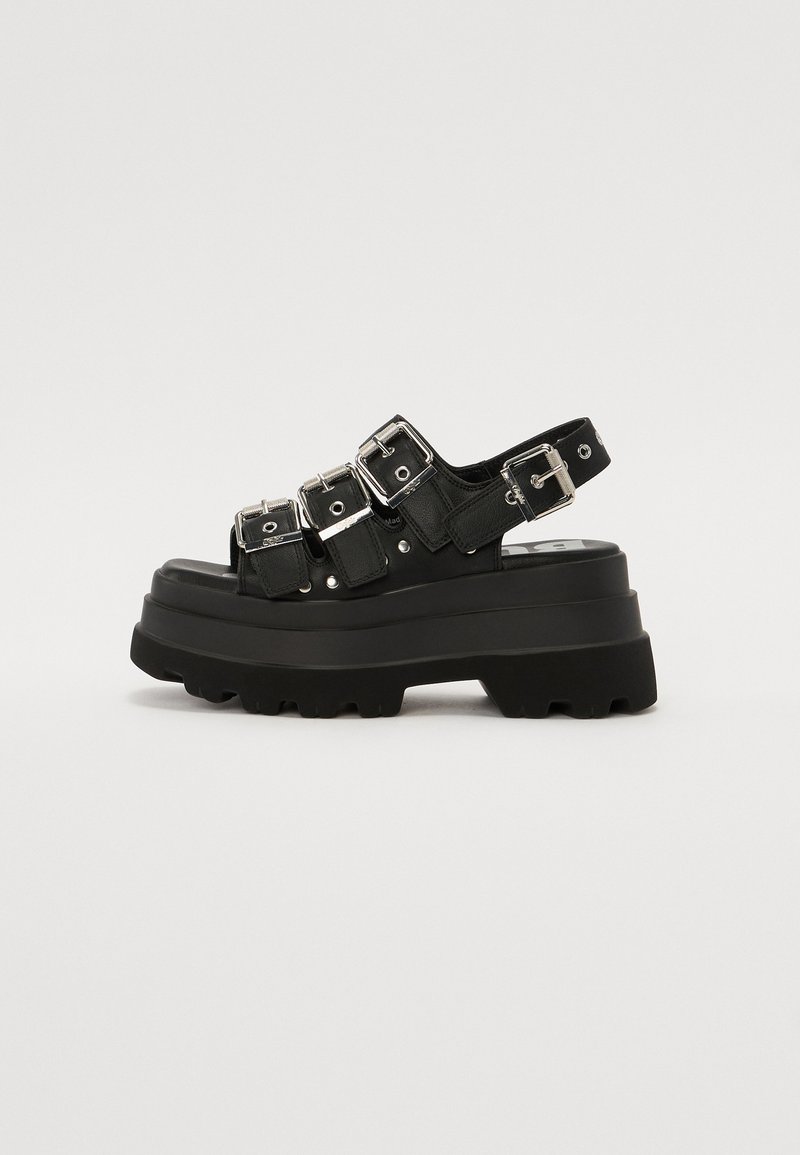 Buffalo JUPITER ATHENA - Platforminiai sandalai - black/juoda - Zalando.lt