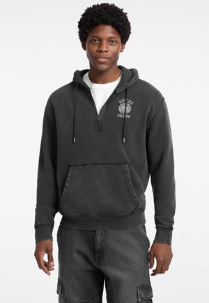 MIT AUFGEDRUCKTEM LOGO - Hoodie - schwarz