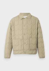 QUILTED BLOUSON - Lagana jakna - taupe brown