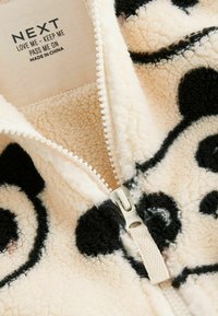 Next ZIP THROUGH  REGULAR FIT - Fleecejacka - cream