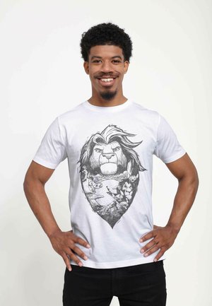 Henry Tiger THE LION KING THE LINO KING UNISEX - T-Shirt print - white