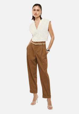 Imperial, PANTALONE DRITTO - Pantaloni - cioccolato