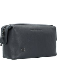 Piquadro BLACK SQUARE KULTURBEUTEL LEDER 23 CM - Toilettas - blue