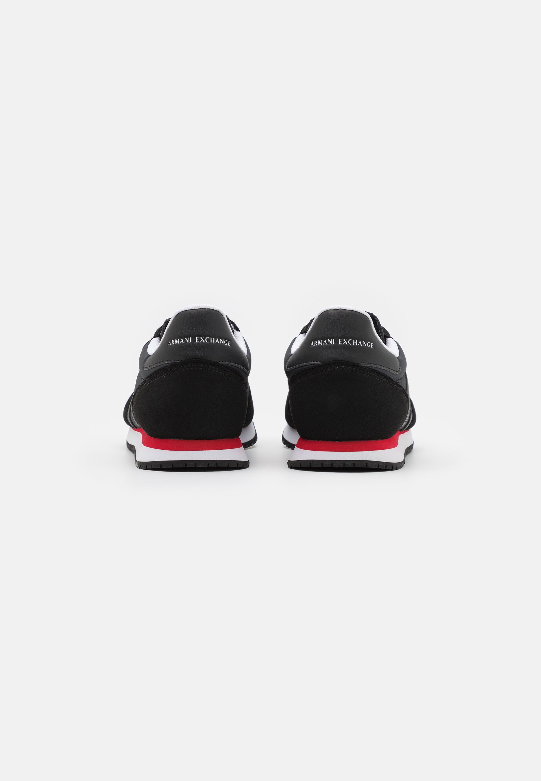 『たぬすけ』Armani Exchange スニーカー レッド/ブラック Armani Exchange Trainers - full black/black - Zalando.co.uk