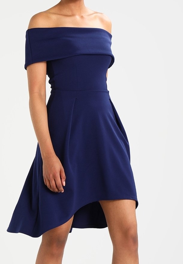 Missguided Jersey dress - dark blue - (Pre-owned) - Zalando.ie