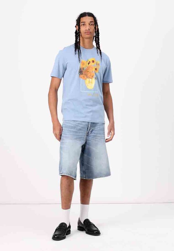ONSVAN GOGH TEE - Print T-shirt - faded denim4