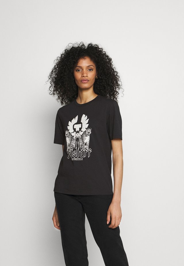 LEOPARD BIKER - T-shirt print - black