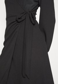 ONLY ONLMERLE WRAP MIDI DRESS - Φόρεμα ημέρας - black