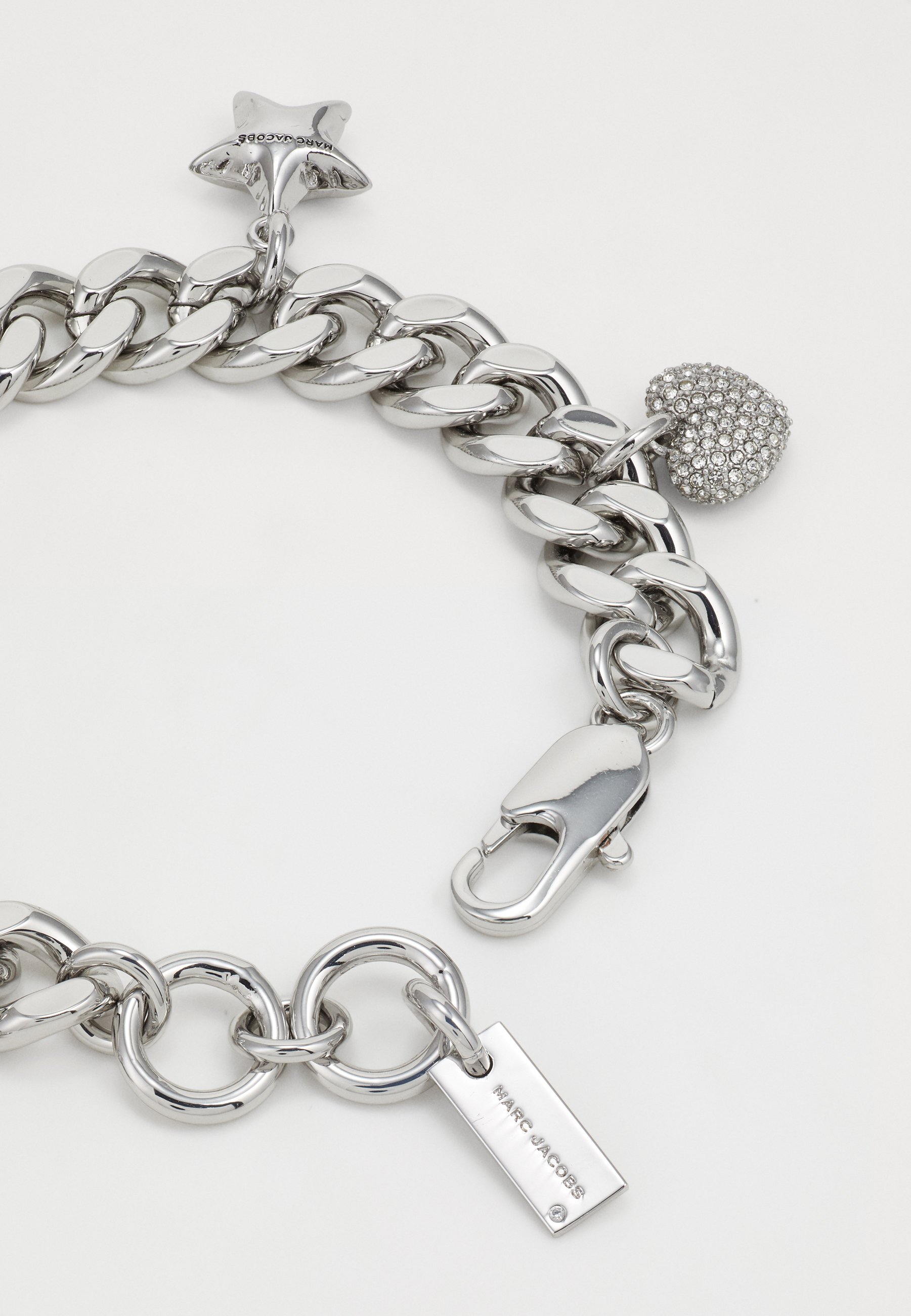 ブレスレット Mini Icon Pave Bracelet - Marc Jacobs - l - Silver The Pave Mini Icon Charm Bracelet | Marc Jacobs | Official Site