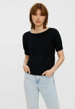 U-BOOT-AUSSCHNITT - Jumper - black