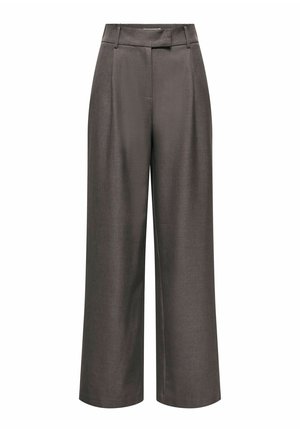 ONLY, ONLLINDA HW STR MEL PANTS TLR NOOS - Pantalon classique - chocolate torte