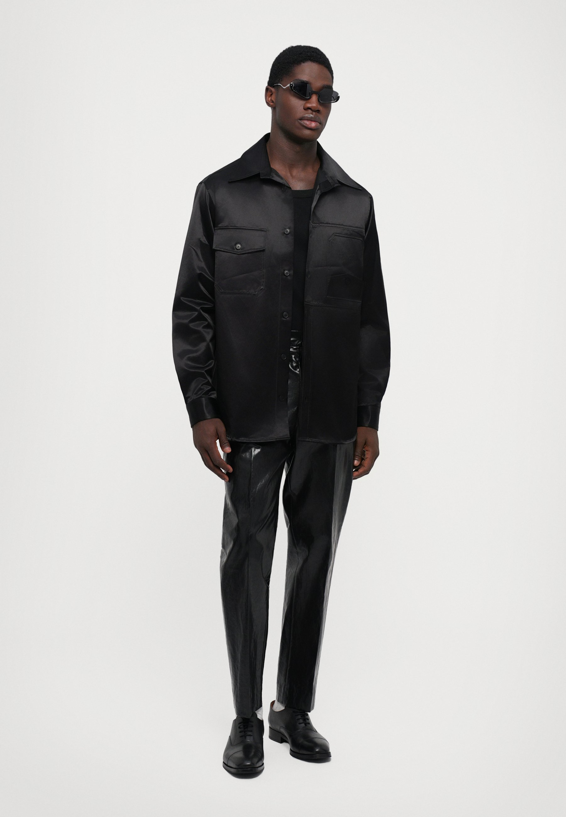 MM6 Maison Margiela PANTS - Trousers - black - Zalando