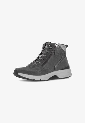 Rollingsoft, ROLLINGSOFT SNEAKER HIGH - Bottines à lacets - graphit flausch