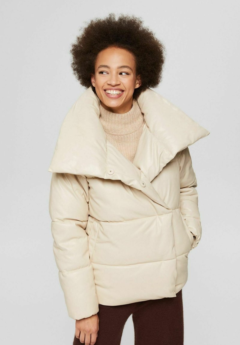 edc by Esprit Winter jacket beige/mottled beige Zalando.de
