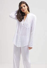 Hanro - COTTON DELUXE - Pyjamas - white Miniatyrbild 1