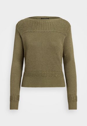 Strickpullover - olive