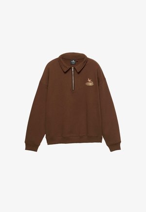 Bluză de molton - brown