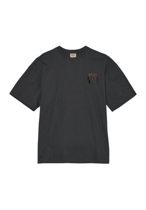 GRAPHIC BOXY - T-Shirt print - asphalt