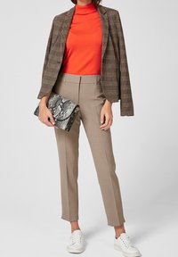 s.Oliver BLACK LABEL Kalhoty - mottled beige