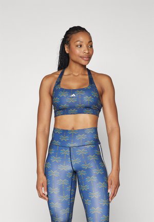 adidas Performance ADIDAS FARM RIO MEDIUM-SUPPORT - Sport-BH mit mittlerer Stützkraft - night indigo/dark marine/cream white