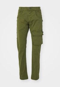 LIEUTENANT - Pantalones cargo - dark olive