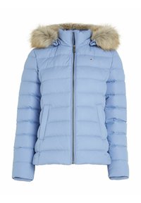 Tommy Jeans BASIC HOODED JACKET - Winter jacket - hellblau