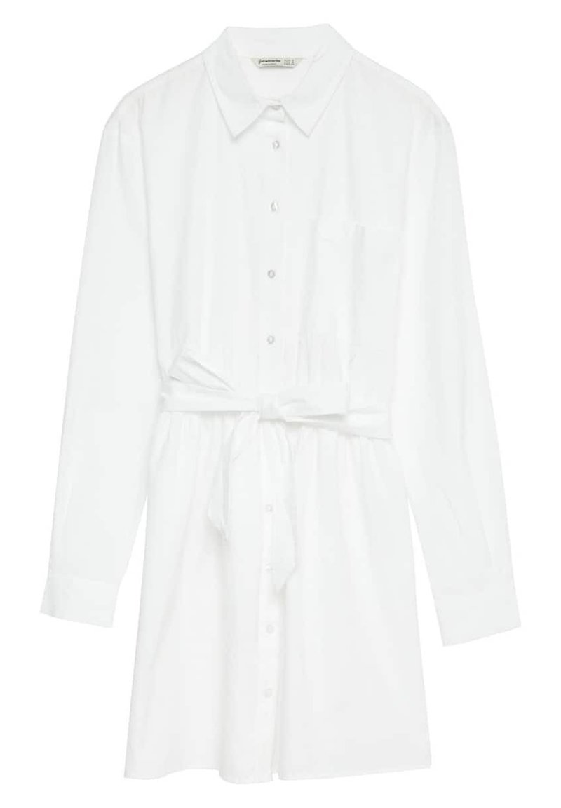 Stradivarius Blousejurk wit Stradivarius Blousejurk wit