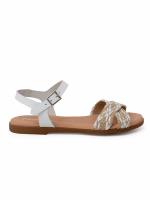HEBILLA CRUZADA - Sandaler - blanco bicolor