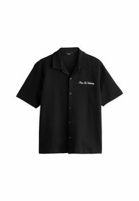 REGULAR FIT - BUTTON THROUGH - Shirt - black text