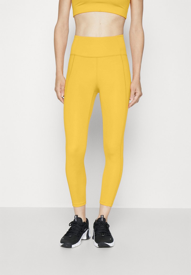 Girlfriend Collective COMPRESSIVE HIGH RISE - Tights - golden glow