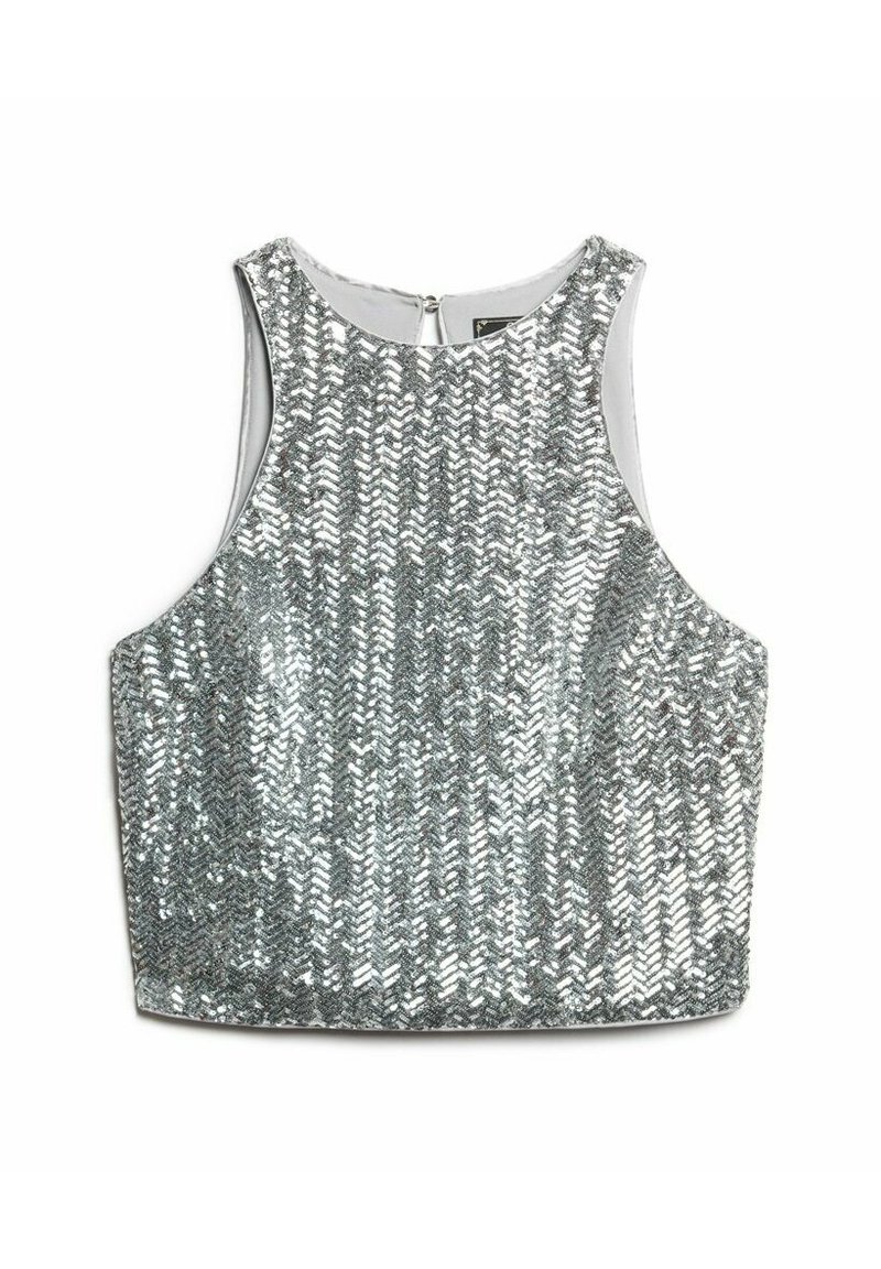 Superdry & Co Top zilverkleurig