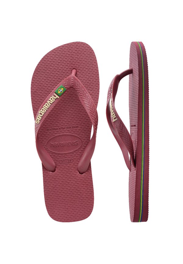 BRASIL LOGO UNISEX - Pool shoes - amaranth4