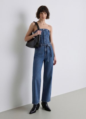 Calliope, ABITO TINTA UNITA - Tuta jumpsuit - blu denim scuro