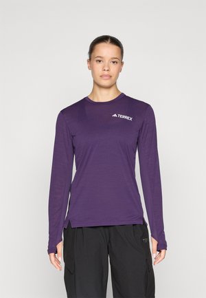 TEE - T-shirt à manches longues - aurora plum